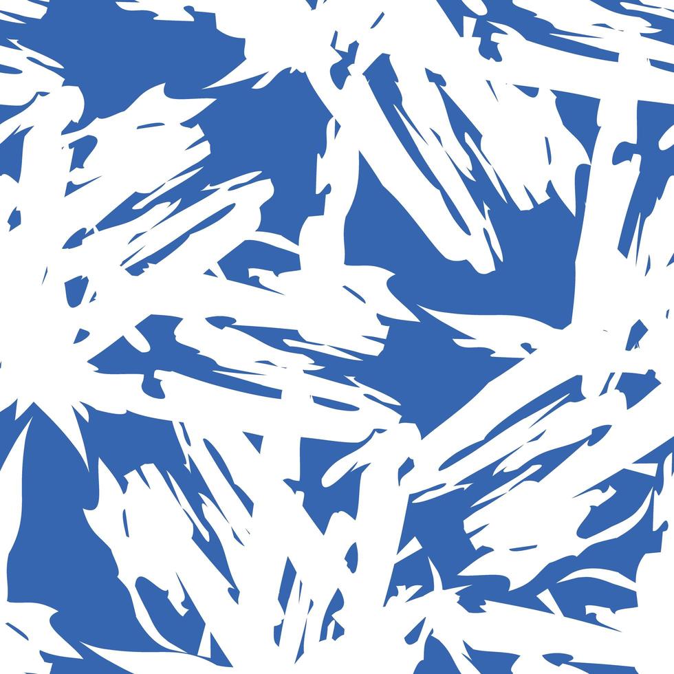vektor sömlös textur bakgrundsmönster. handritade, blå, vita färger.