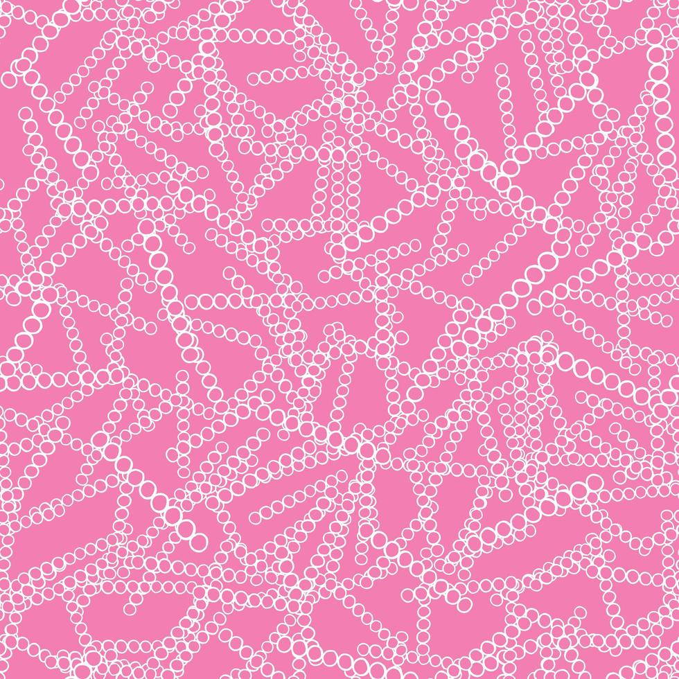 vektor sömlös textur bakgrundsmönster. handritade, rosa, vita färger.