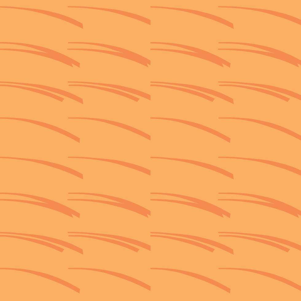 Vektor nahtlose Textur Hintergrundmuster. handgezeichnet, orange Farben.