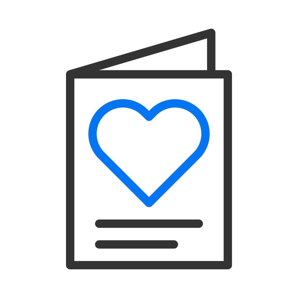 Papiersymbol blau grau Stil Valentinstag Illustration Vektorelement und Symbol perfekt. vektor