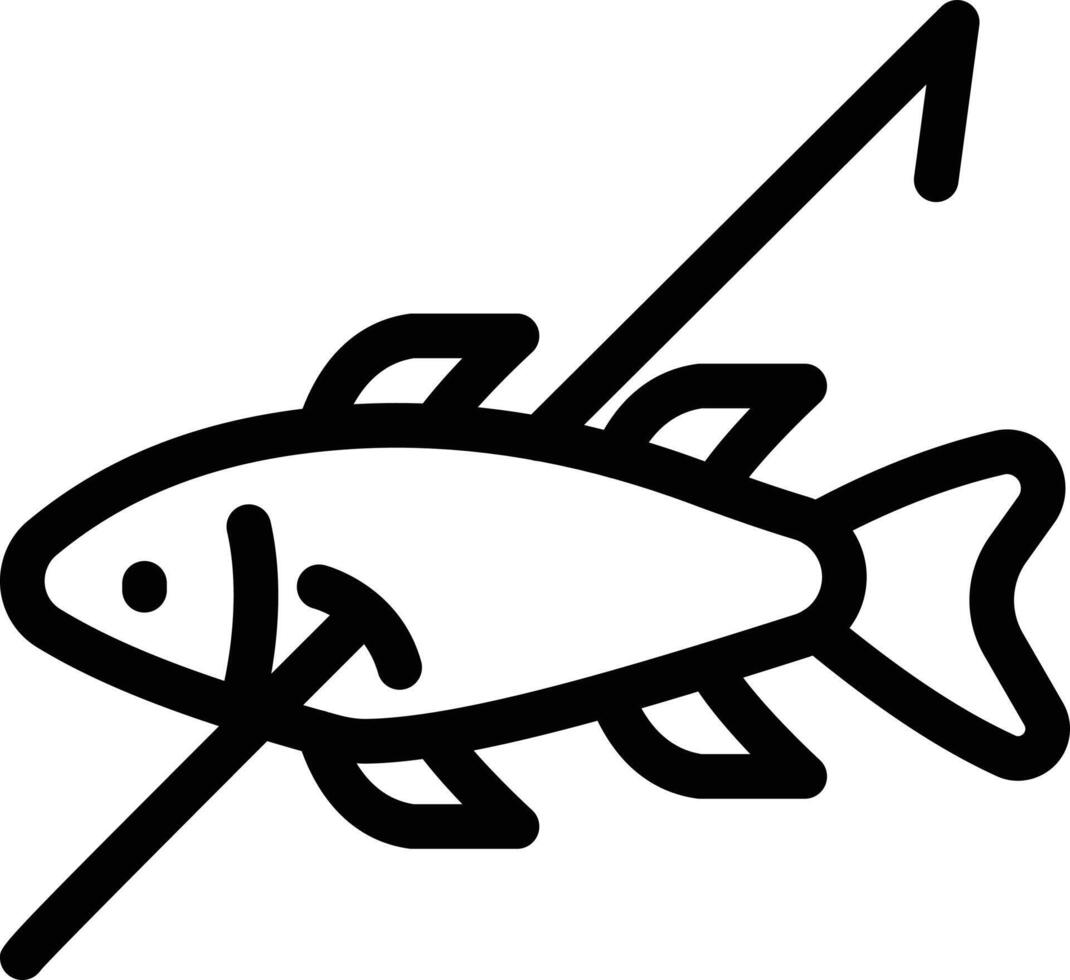 fisk jakt vektor illustration på en bakgrund.premium kvalitet symbols.vector ikoner för begrepp och grafisk design.