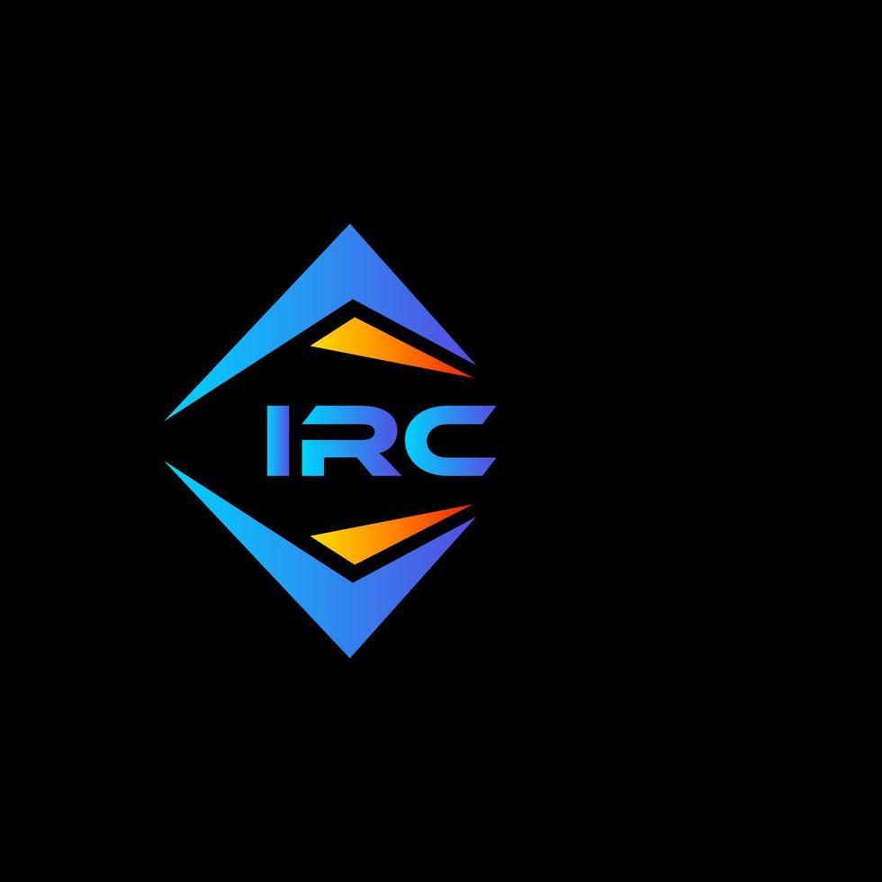 irc abstrakt teknologi logotyp design på vit bakgrund. irc kreativ initialer brev logotyp begrepp. vektor