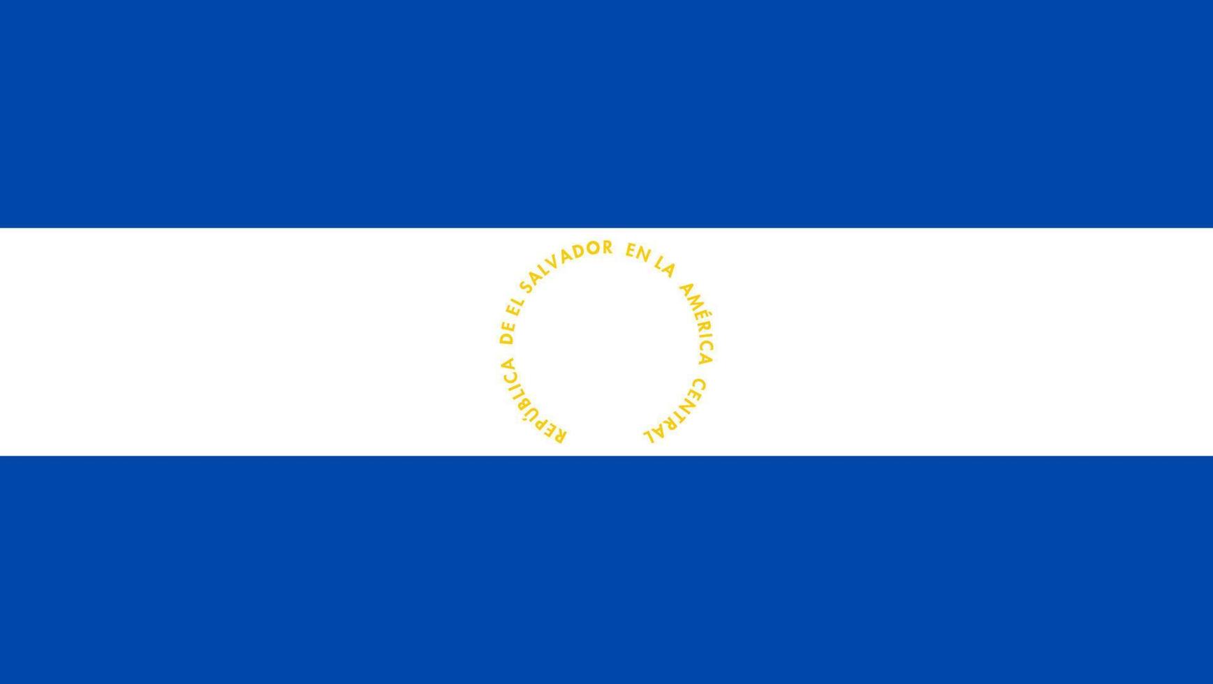 el Salvador flagga enkel illustration för självständighetsdagen eller valet vektor