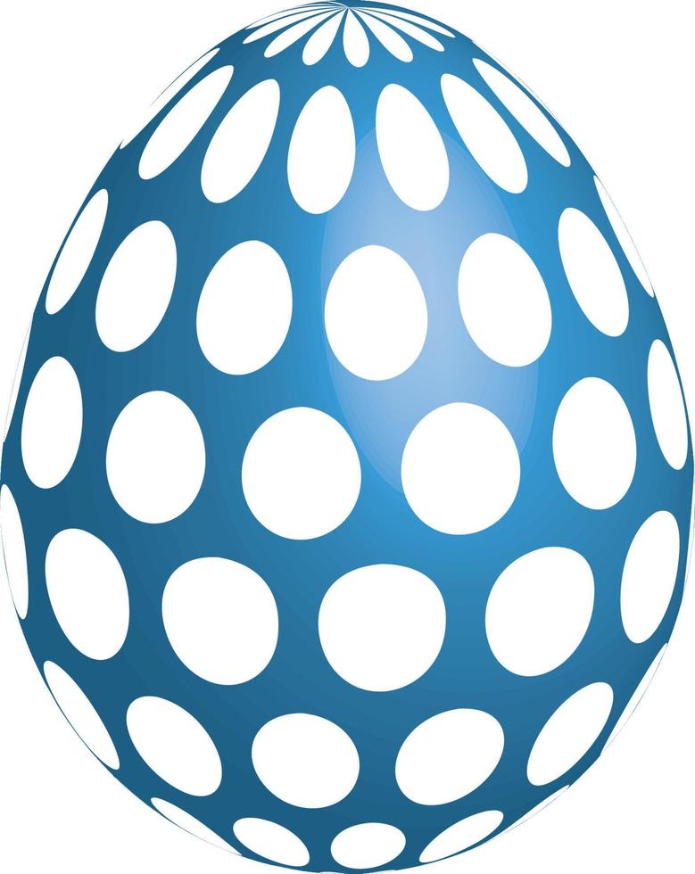 påsk dag ägg vektor illustration, klotter utsmyckade påsk ägg i årgång stil