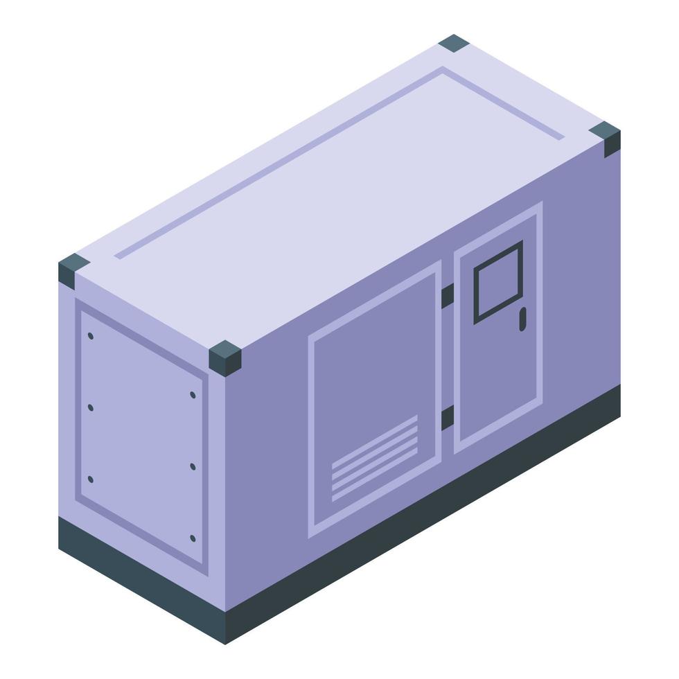 isometrischer vektor des energieausrüstungssymbols. Stromgenerator