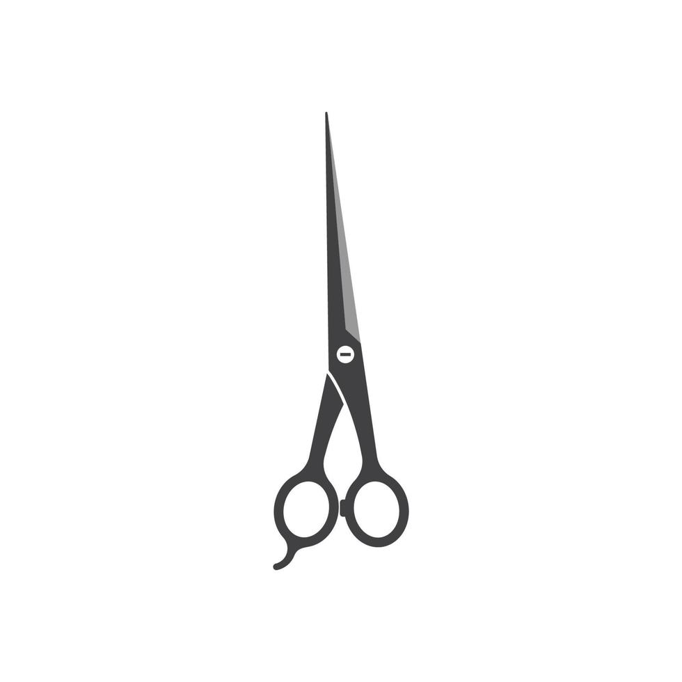 scissor ikon logotyp vektor illustration