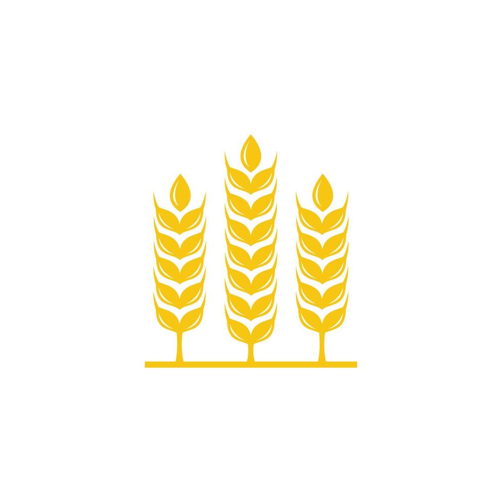 Farm-Symbol. Weizen-Icon-Design-Vektor-Illustration vektor