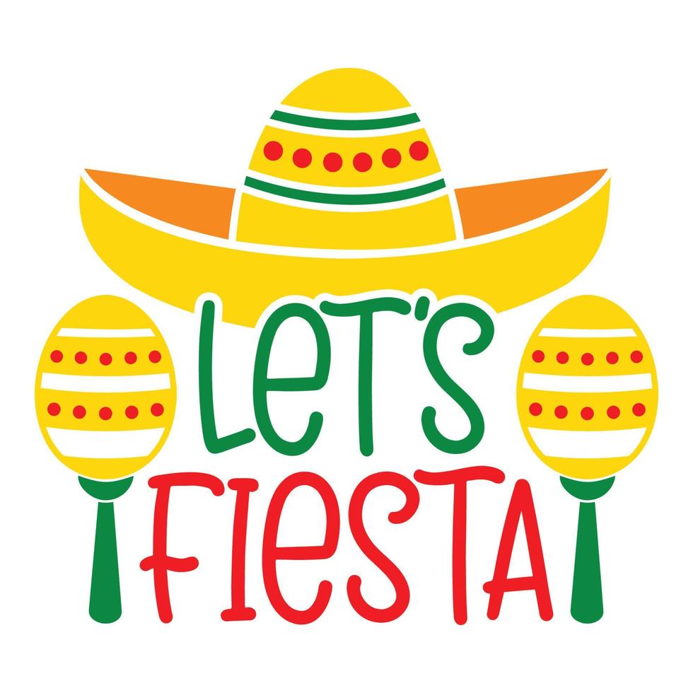låter fiesta - cinco de mayo - Maj 5, statlig Semester i Mexiko. fiesta baner och affisch design med flaggor, blommor, fekorationer, maracas och sombrero vektor