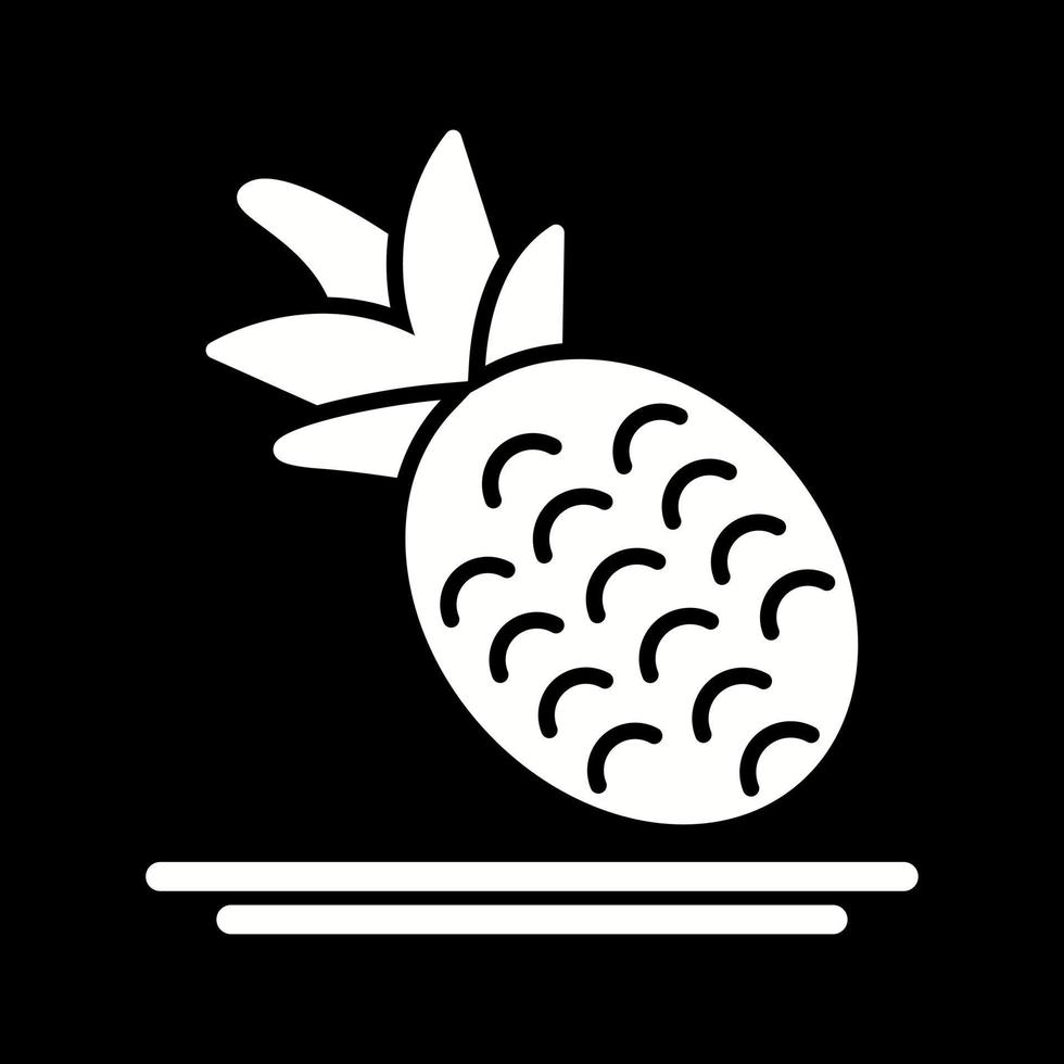 Ananas-Vektor-Symbol vektor