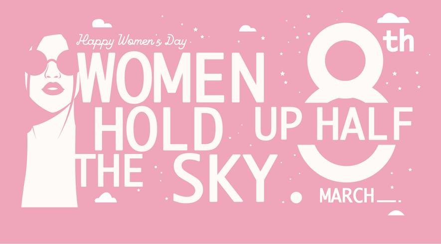 International Women's Day Quote 2 Vector