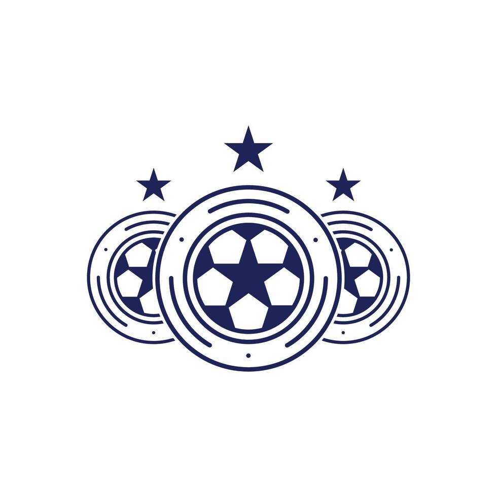 fotboll logotyp ikon design och symbol vektor