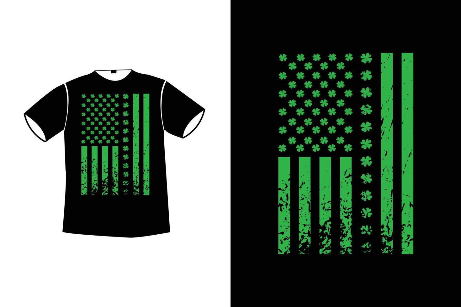 St Patrick Tag T-Shirt-Design vektor