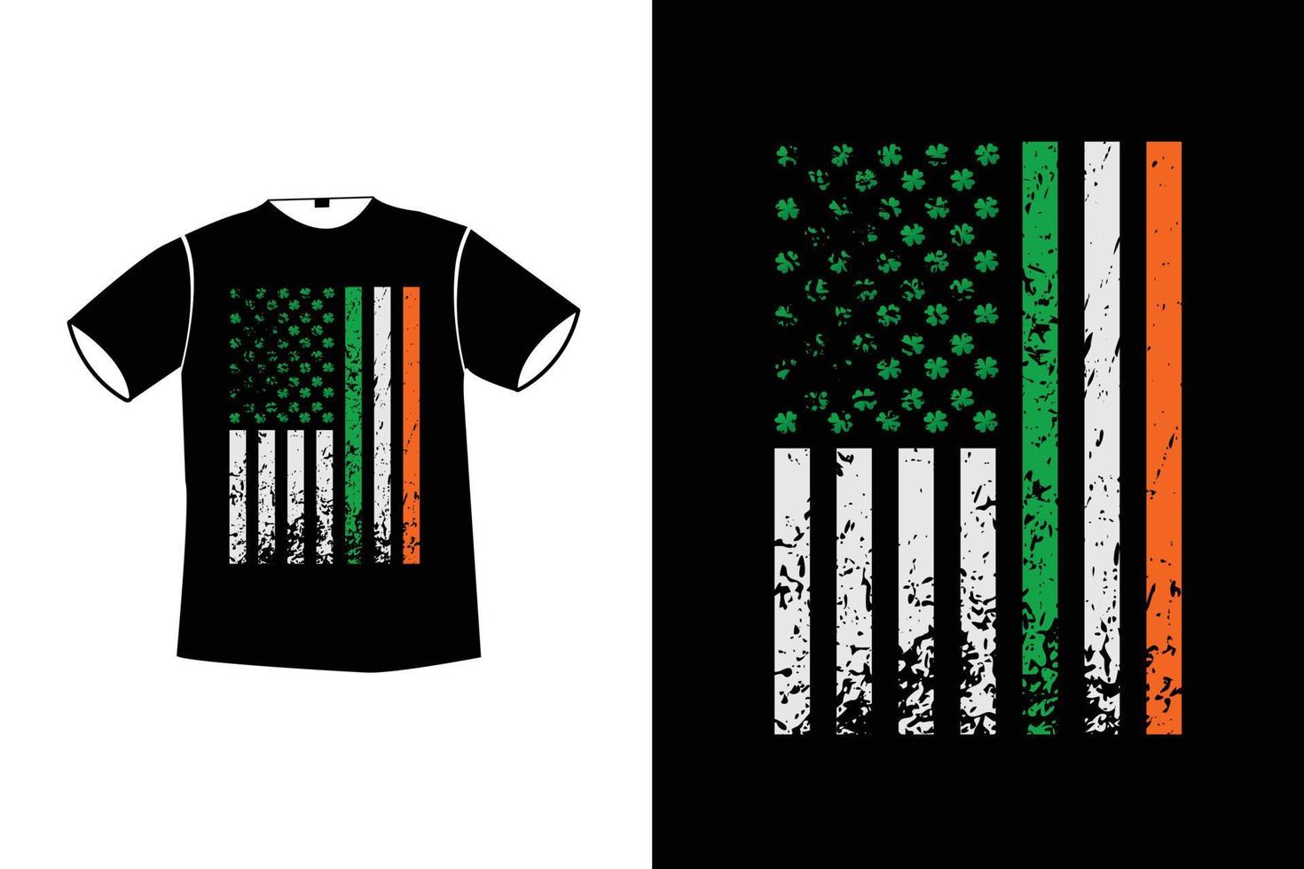 St Patrick Tag T-Shirt-Design vektor