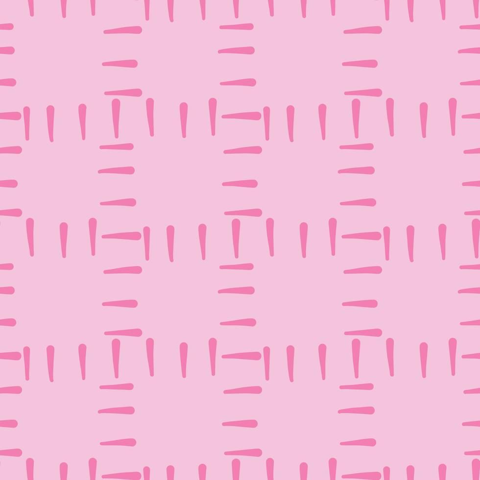 vektor sömlös textur bakgrundsmönster. handritade, rosa färger.