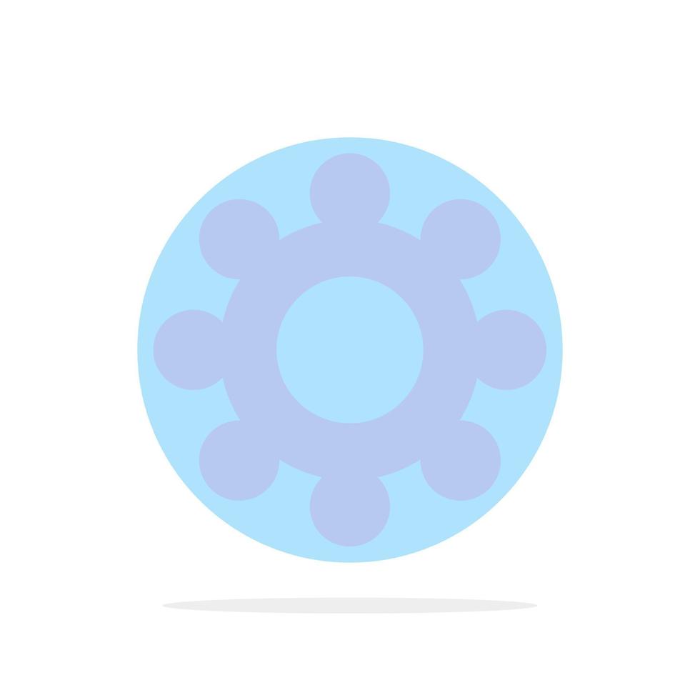 redskap miljö kuggar abstrakt cirkel bakgrund platt Färg ikon vektor