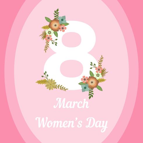 Flat International Women's Day Vector Illustration