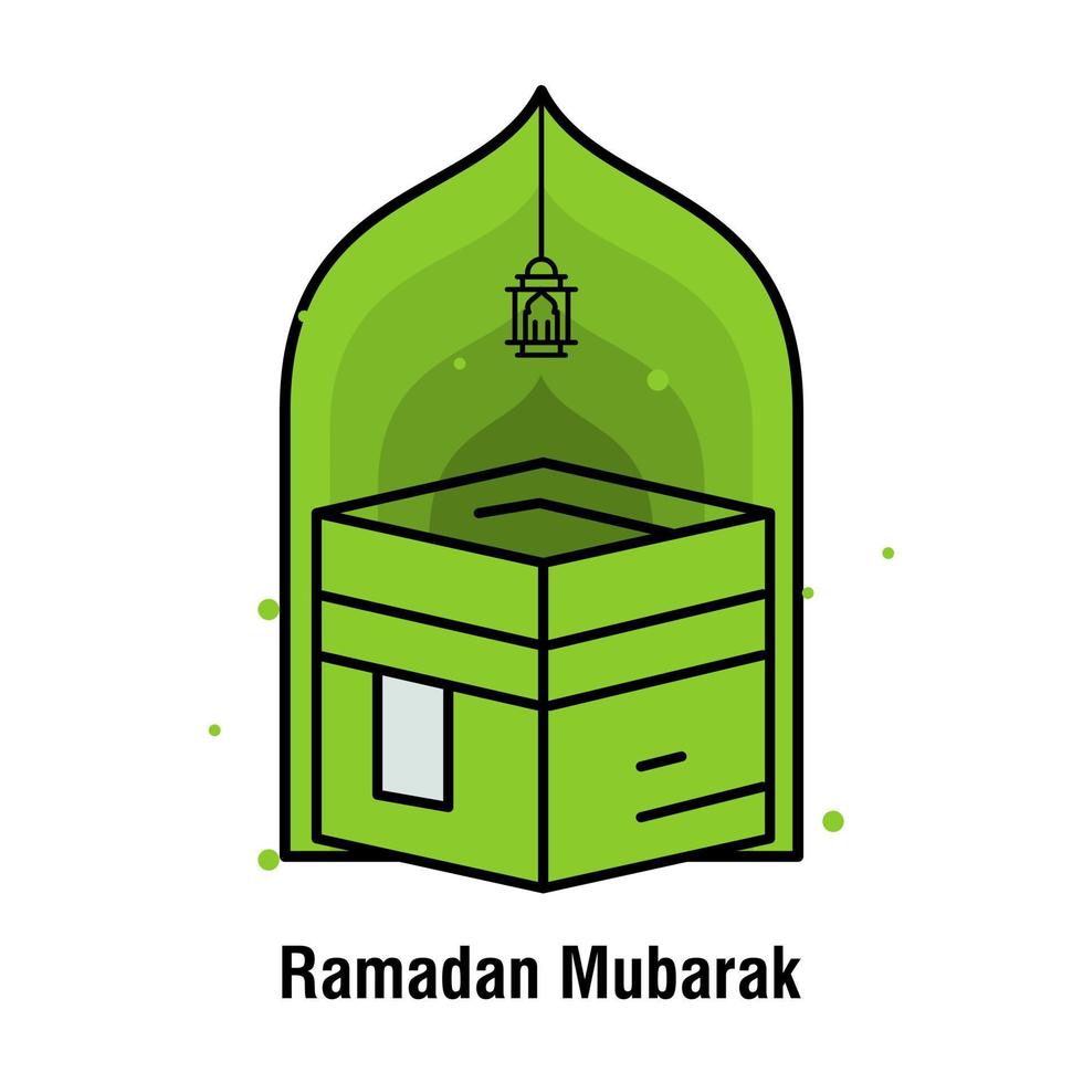 ramadan kareem begrepp baner vektor illustration