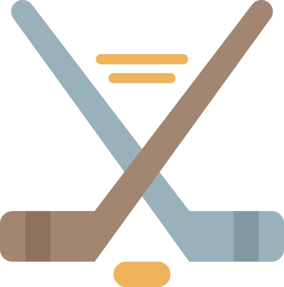 hokey eissport sport amerikanisch flache farbe symbol vektor symbol banner vorlage