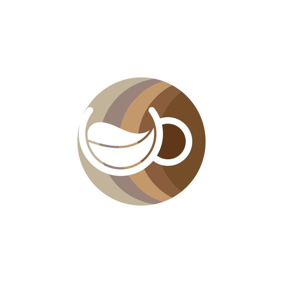 Kaffeeglas Logo vektor