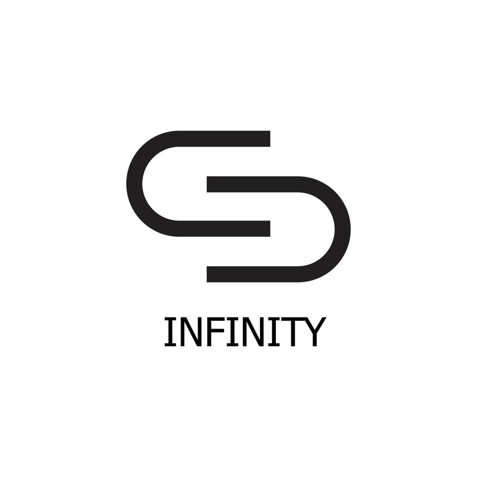 oändlighet logotyp vektor