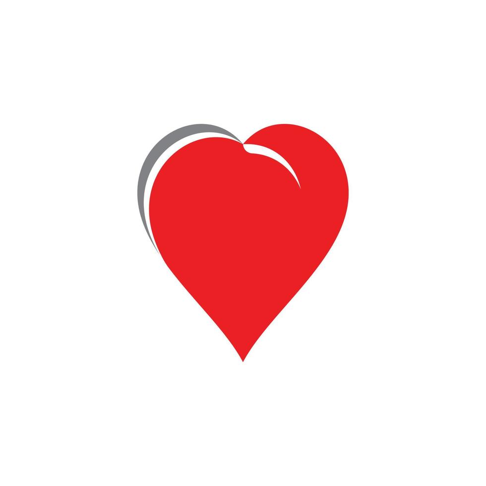 hjärta logotyp mall vektor