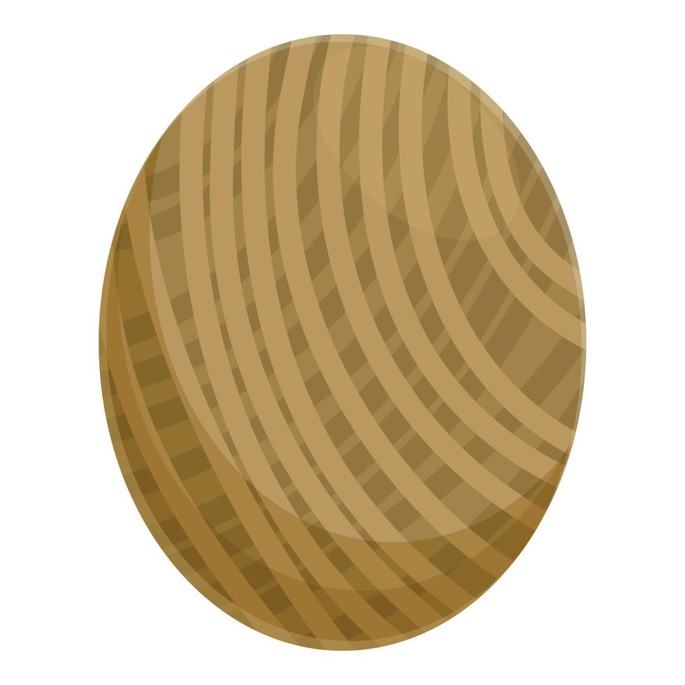 Thread-Ball-Symbol Cartoon-Vektor. natürlicher Knoten vektor