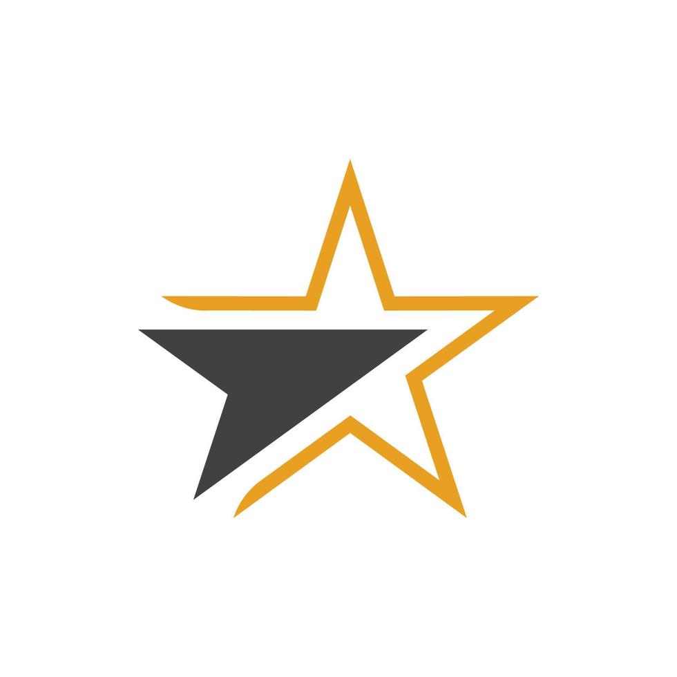 Stern Logo Vorlage Vektor Icon Illustration icon