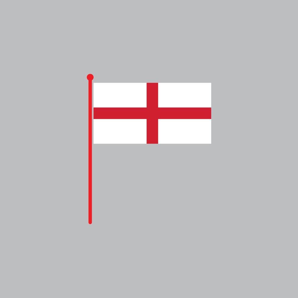 England, britischer Flaggensymbol-Logo-Vektor vektor