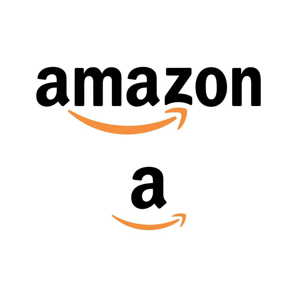 amazon logotyp vektor, amazon ikon fri vektor