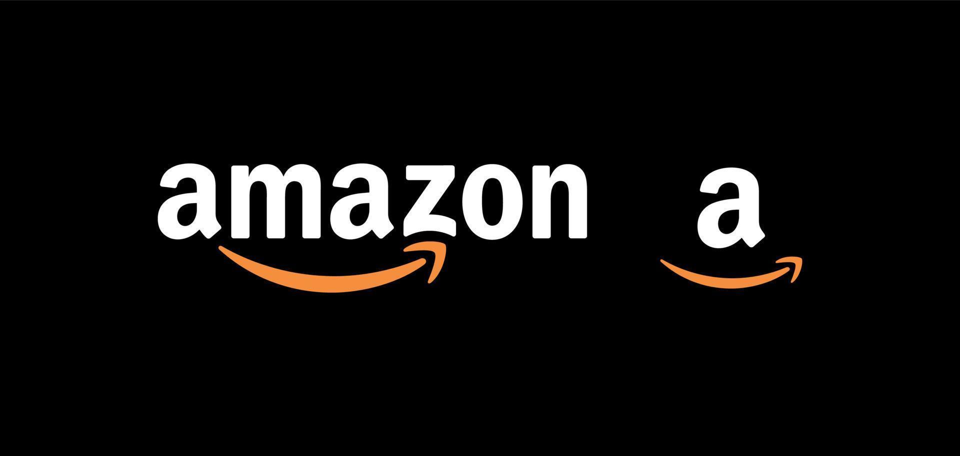 amazon logotyp vektor, amazon ikon fri vektor