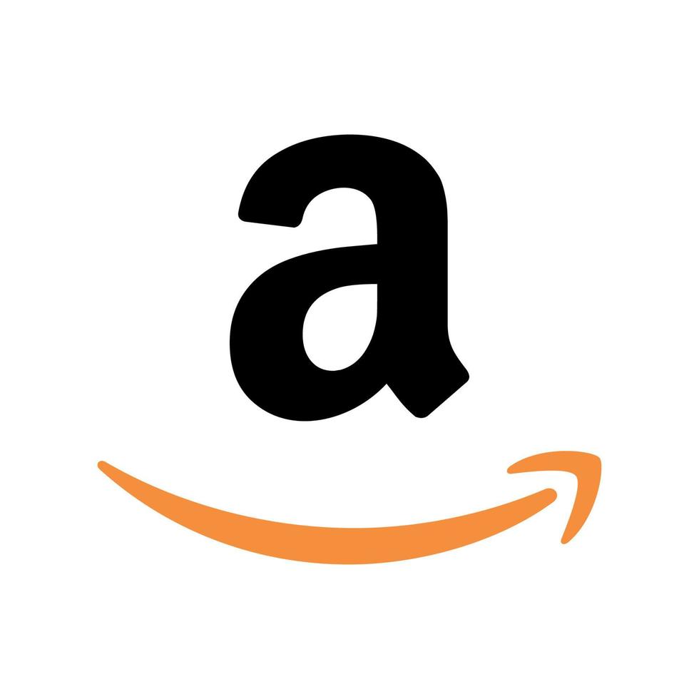 amazon logotyp vektor, amazon ikon fri vektor