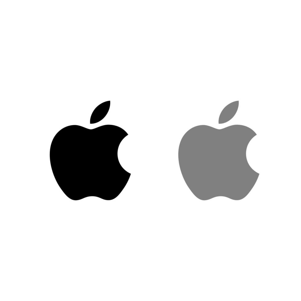 Apple-Logo-Vektor, Apple-Symbol kostenloser Vektor