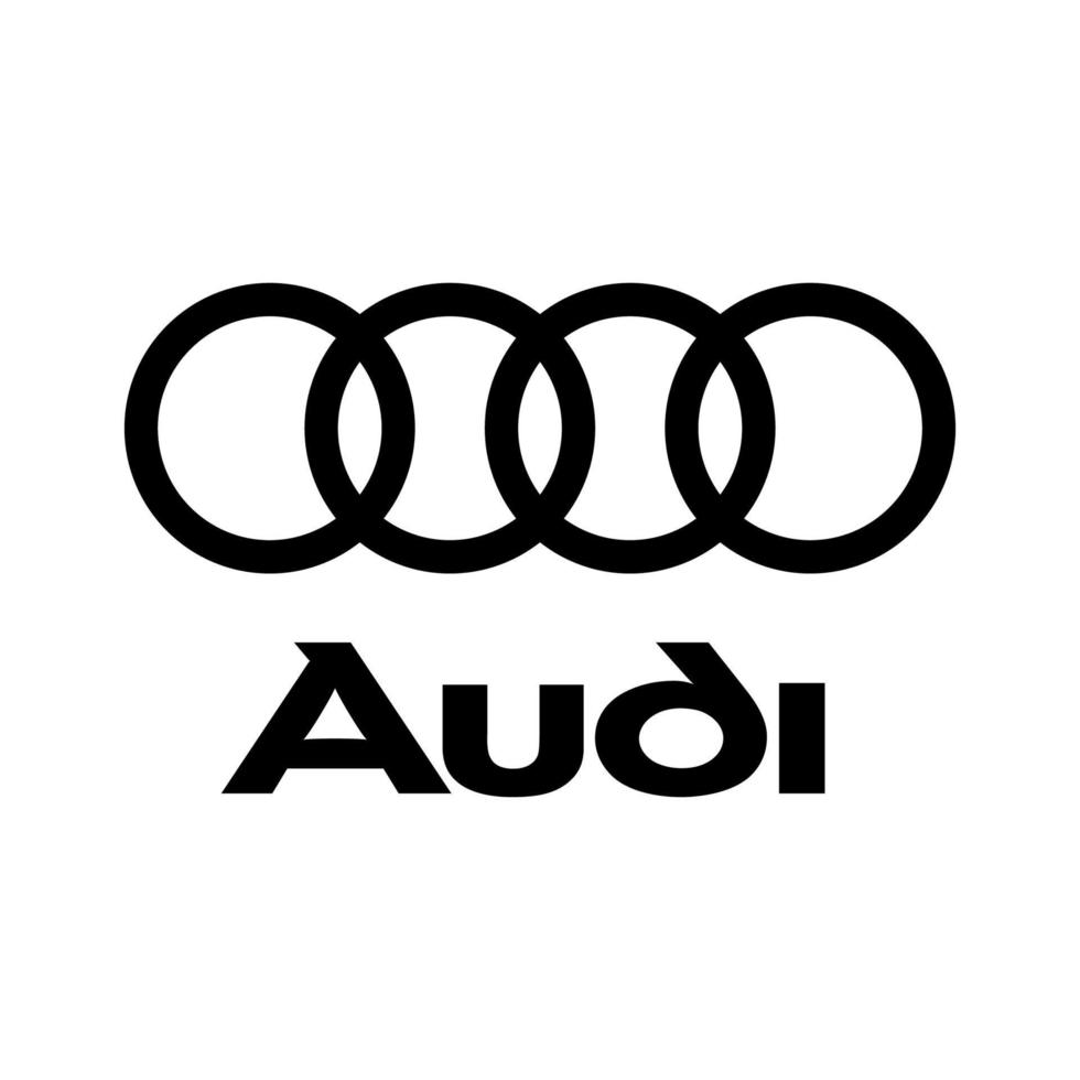 audi logotyp vektor, audi ikon fri vektor