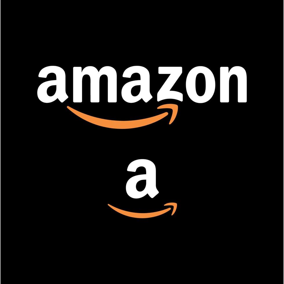 Amazon-Logo-Vektor, Amazon-Symbol kostenloser Vektor