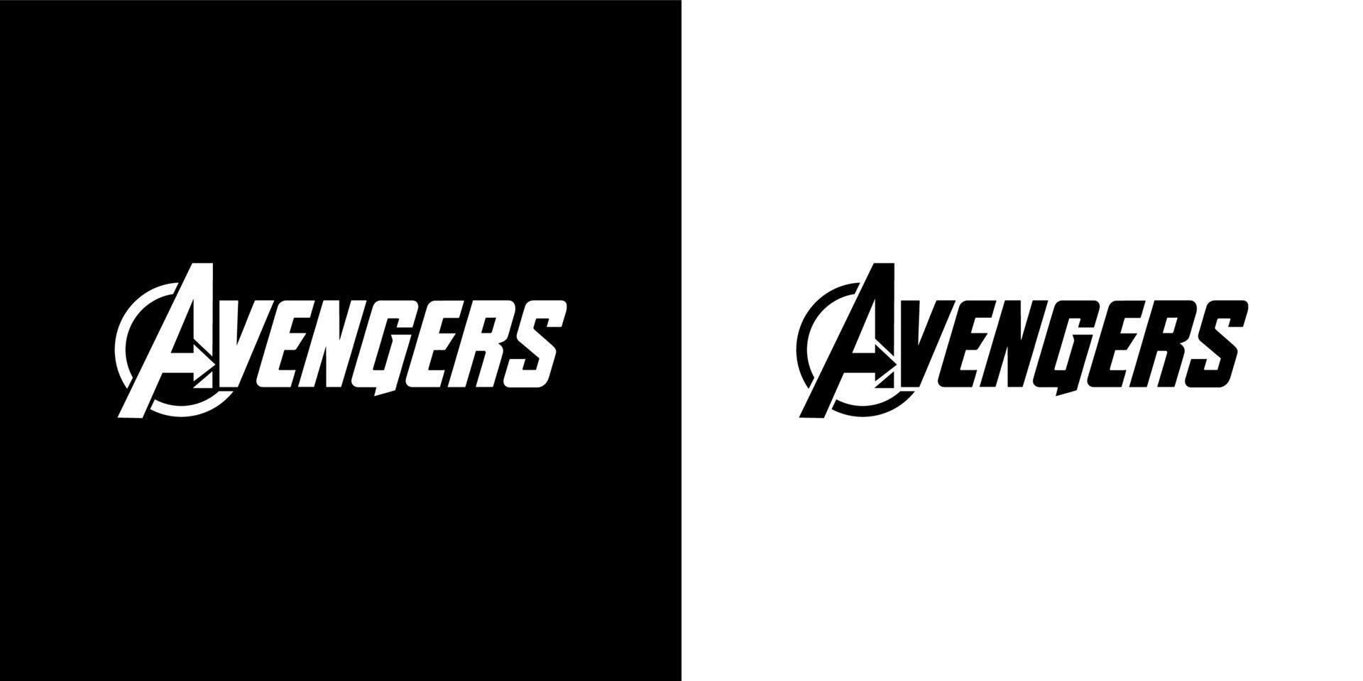 avengers logotyp vektor, avengers ikon fri vektor