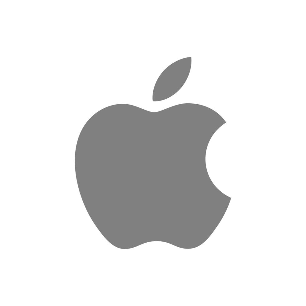 äpple logotyp vektor, äpple ikon fri vektor