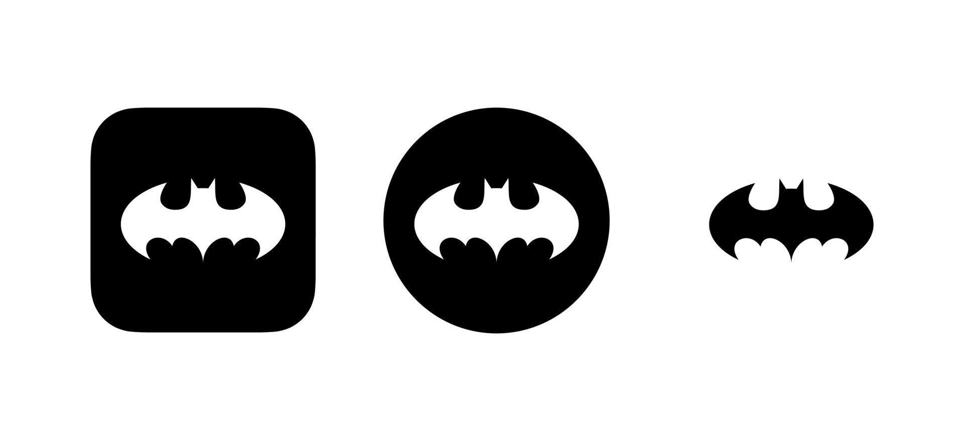 Batman-Logo-Vektor, freier Vektor der Batman-Ikone