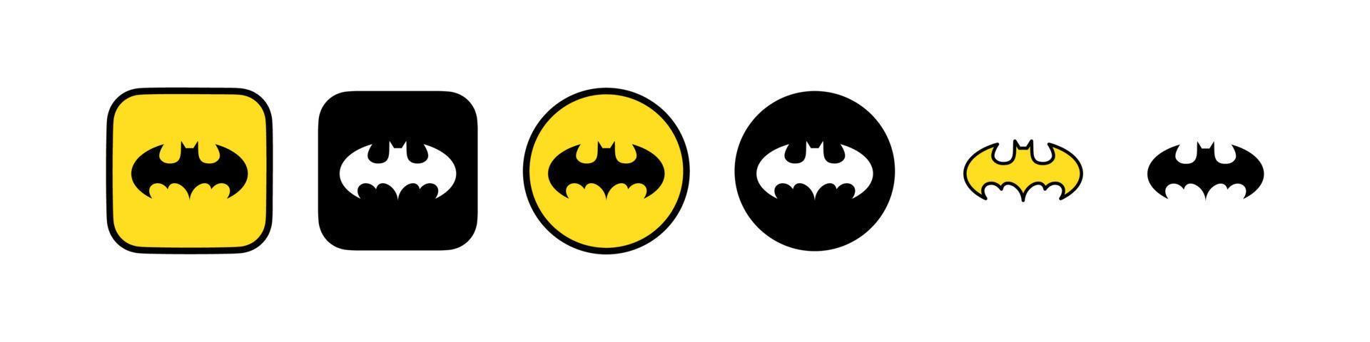 Batman-Logo-Vektor, freier Vektor der Batman-Ikone