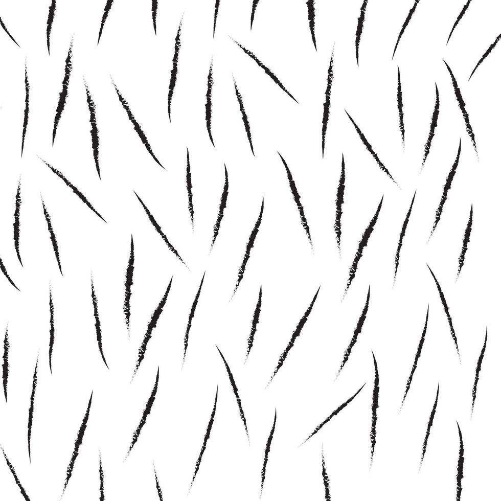 uppsättning av klo repor, isolerat på vit bakgrund, vektor illustration