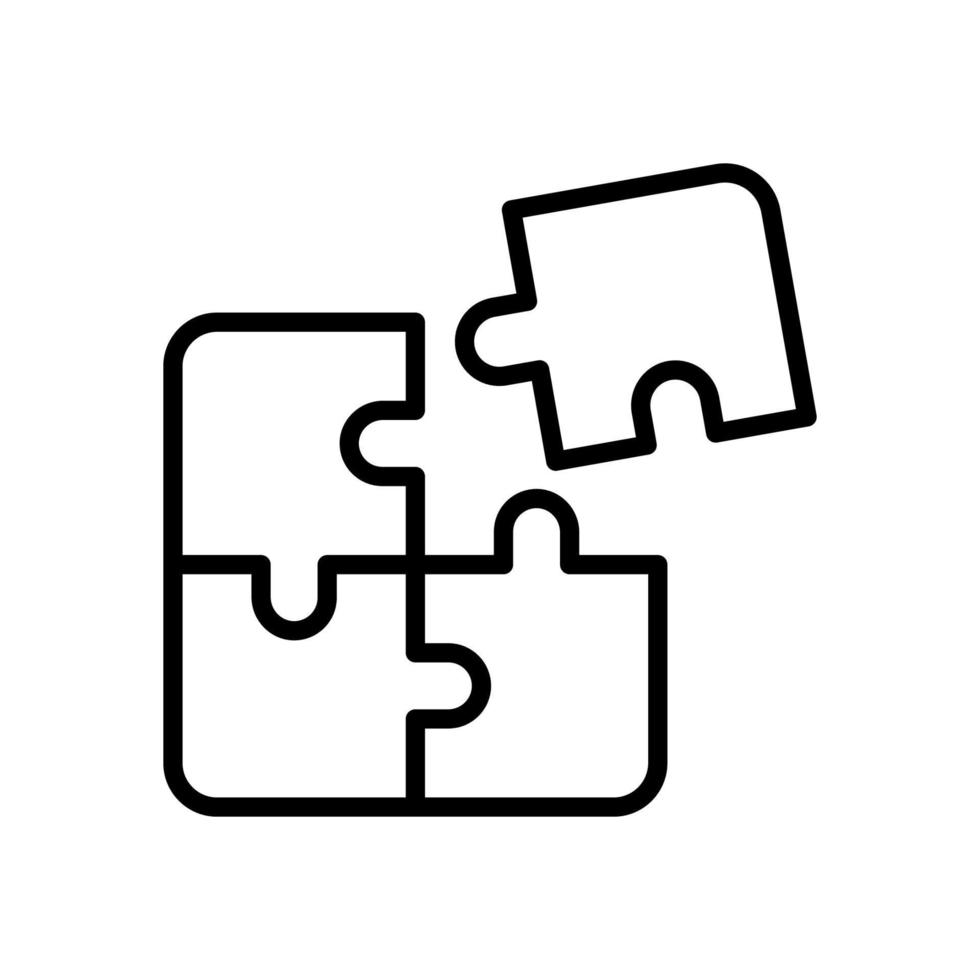 Puzzle-Symbol für Ihr Website-Design, Logo, App, ui. vektor