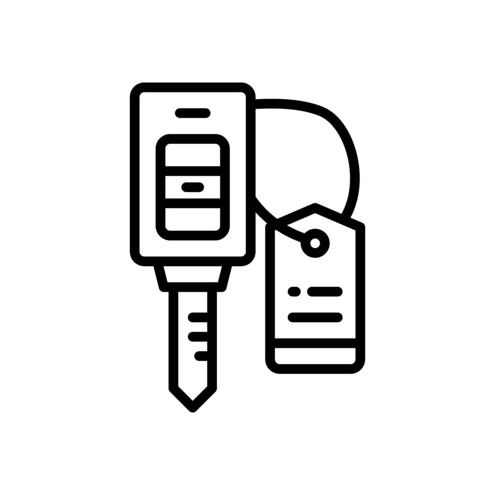 Autoschlüssel-Symbol für Ihre Website, Handy, Präsentation und Logo-Design. vektor