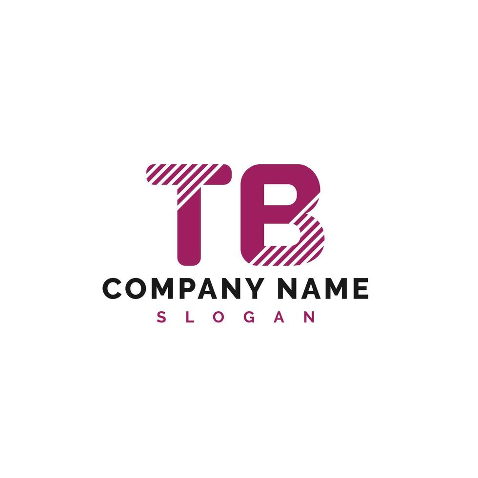 tb-Brief-Logo-Design. tb-Buchstabe-Logo-Vektor-Illustration - Vektor