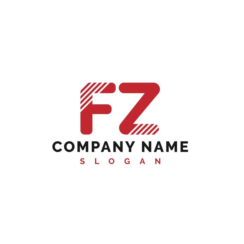 fz-Brief-Logo-Design. fz-Brief-Logo-Vektor-Illustration - Vektor