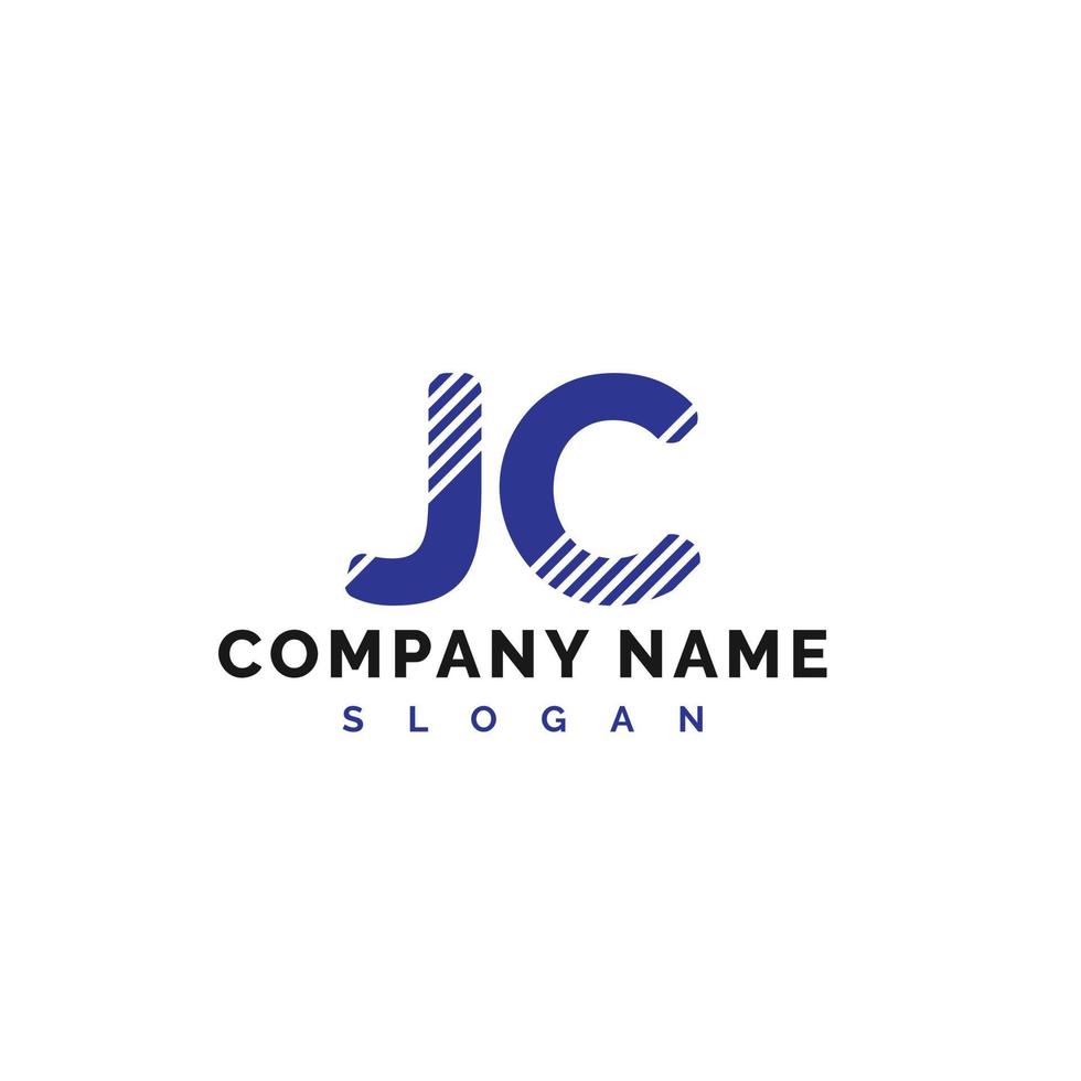 jc brev logotyp design. jc brev logotyp vektor illustration - vektor