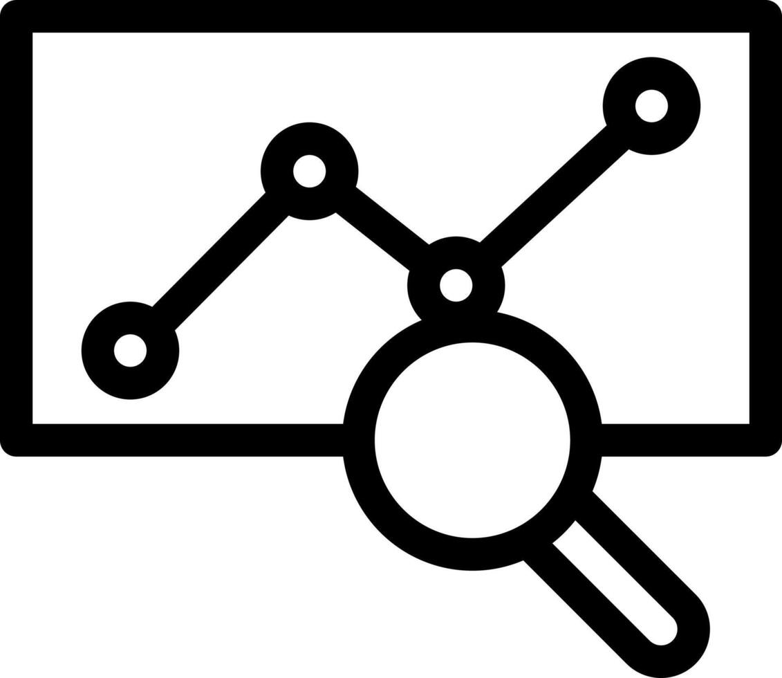 analytisk vektorillustration på en background.premium kvalitet symbols.vector ikoner för koncept och grafisk design. vektor