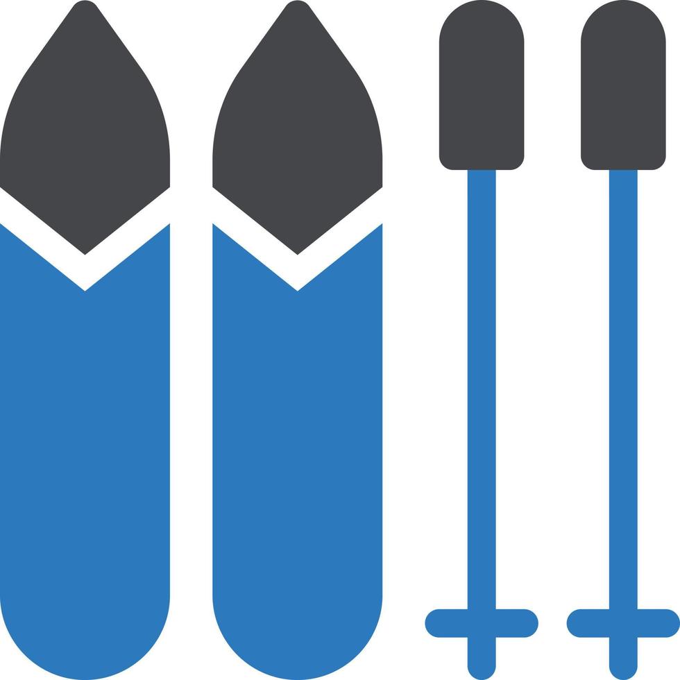 skidåkning vektor illustration på en bakgrund. premium kvalitet symbols.vector ikoner för koncept och grafisk design.