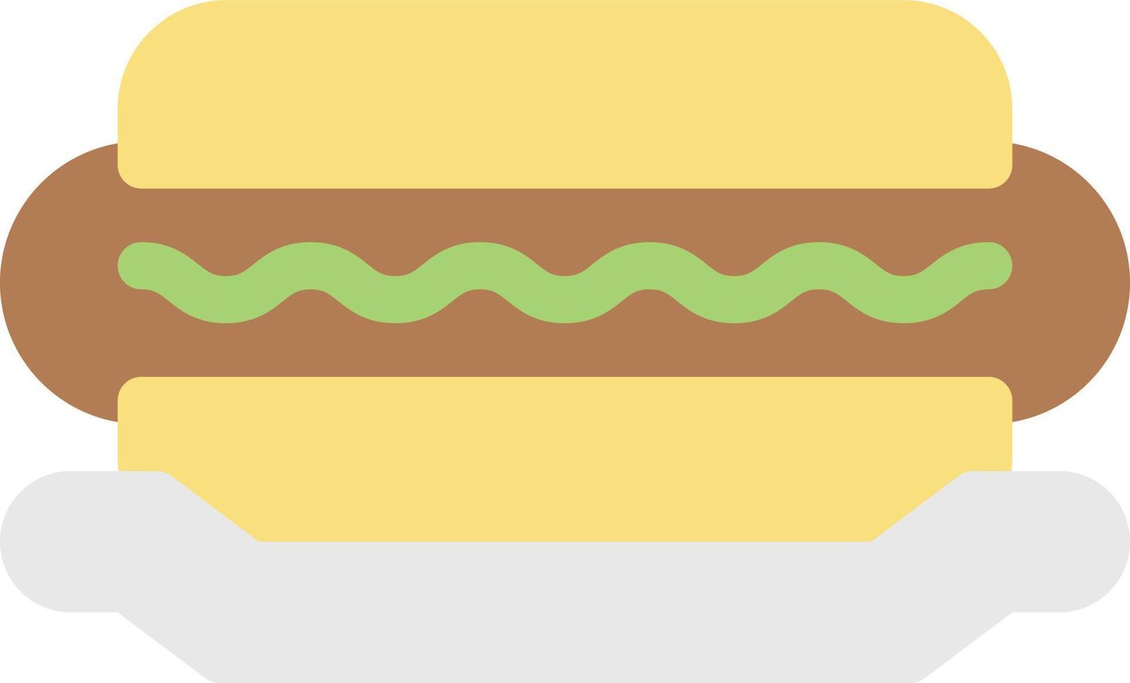 hotdog vektor illustration på en background.premium kvalitet symbols.vector ikoner för koncept och grafisk design.