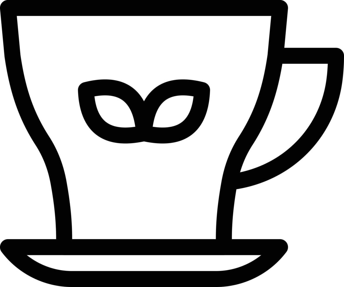 kräutertee-vektorillustration auf einem hintergrund. hochwertige symbole. vektorikonen für konzept und grafikdesign. vektor