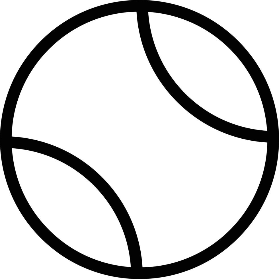 tennisball-vektorillustration auf einem hintergrund. hochwertige symbole. vektorikonen für konzept und grafikdesign. vektor