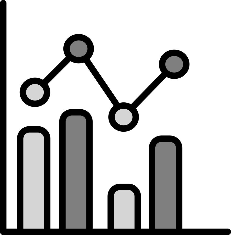 Statistik-Vektorsymbol vektor